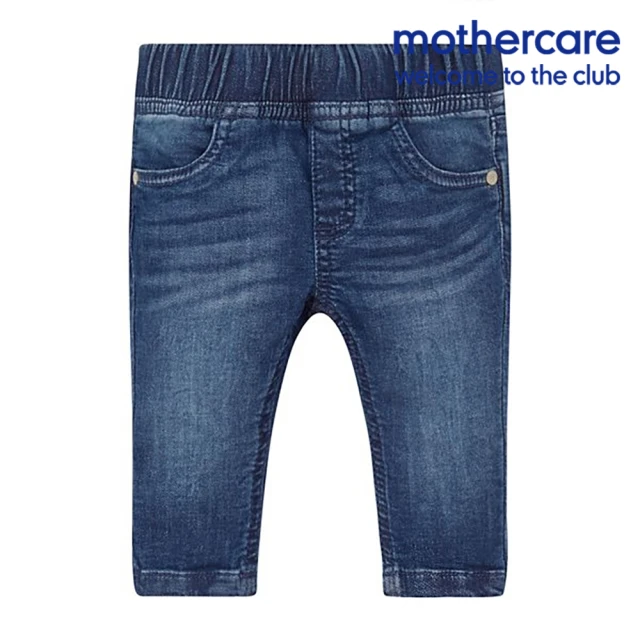 【mothercare】專櫃童裝 淺藍刷白牛仔長褲(9個月)