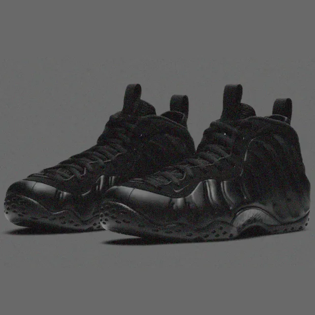 【NIKE 耐吉】籃球鞋 Nike Air Foamposite One 黑魂 全黑 太空鞋 314996-001(籃球鞋)