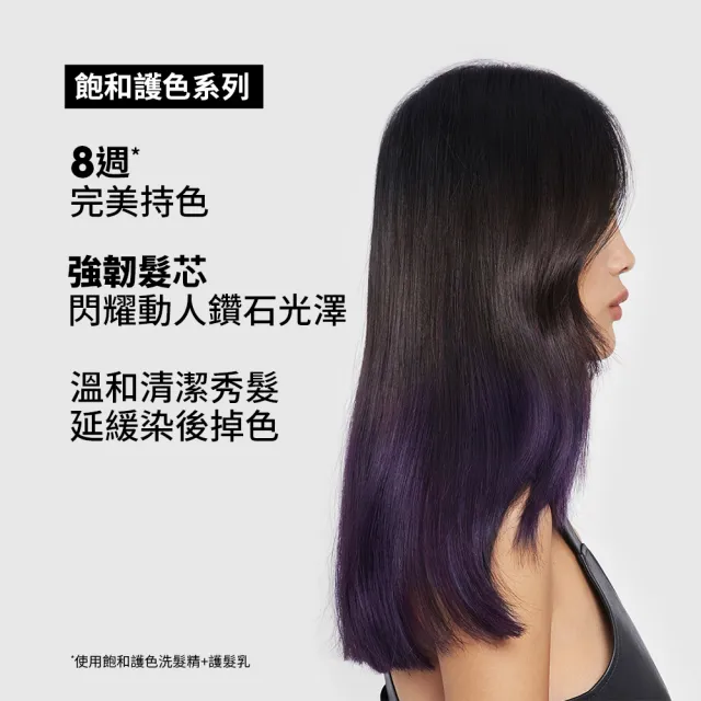 【L’OREAL 巴黎萊雅PRO】絲漾博飽和護色洗潤組(燙染髮必備)