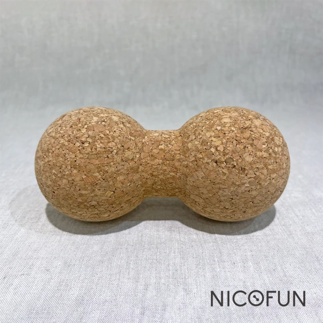 NicoFun 愛定做 花生球 按摩球 筋膜球 肌筋膜放鬆 深層按摩 天然 軟木材質