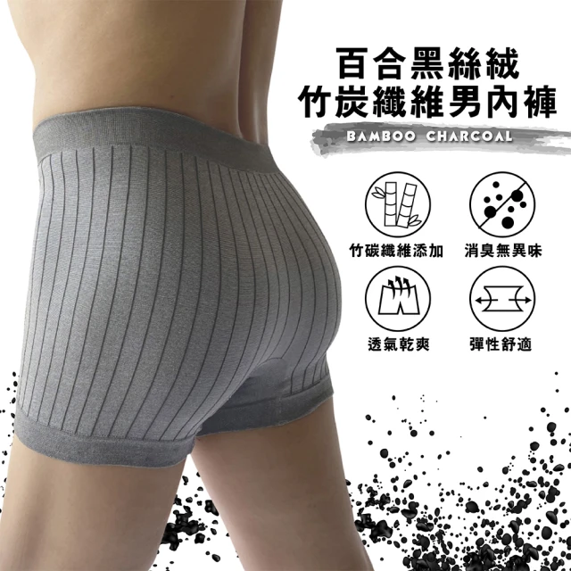 菁炭元素 石墨烯+竹炭+鍺+稀土磁石能量健康男內褲 2件組(
