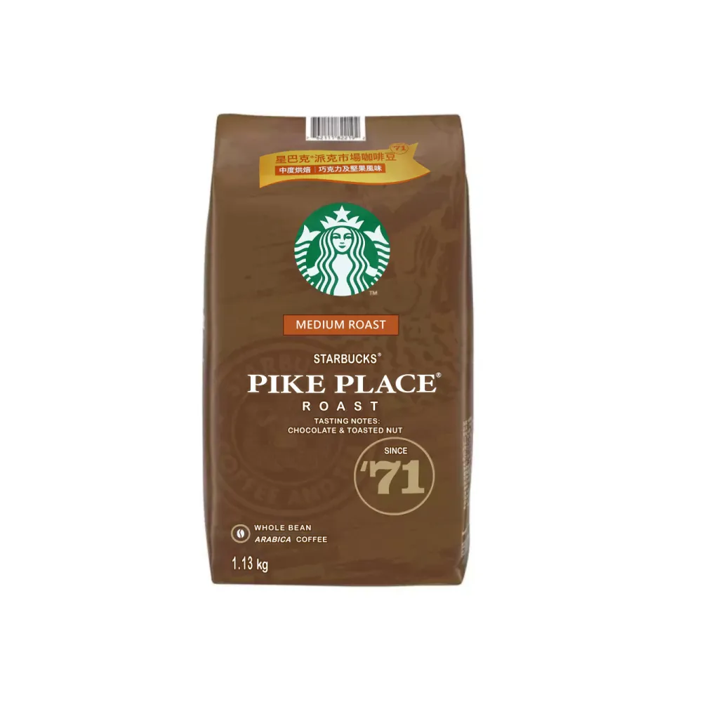【STARBUCKS 星巴克】派克市場咖啡豆(1.13公斤)