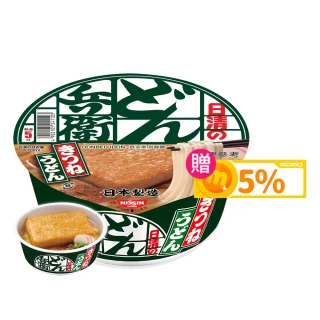 【NISSIN 日清】日清 咚兵衛油豆腐烏龍麵 95gx12碗(日清泡麵)