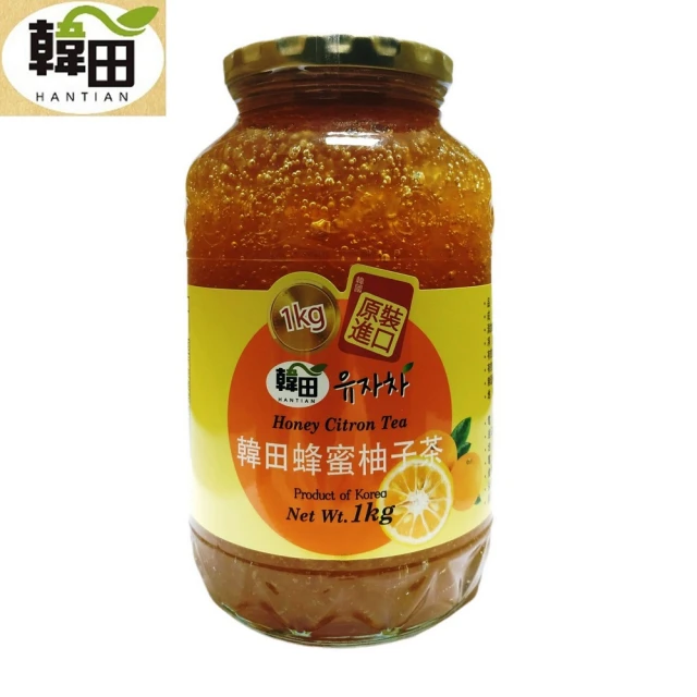 【HANTIAN 韓田】蜂蜜風味柚子茶1KG(韓國進口)