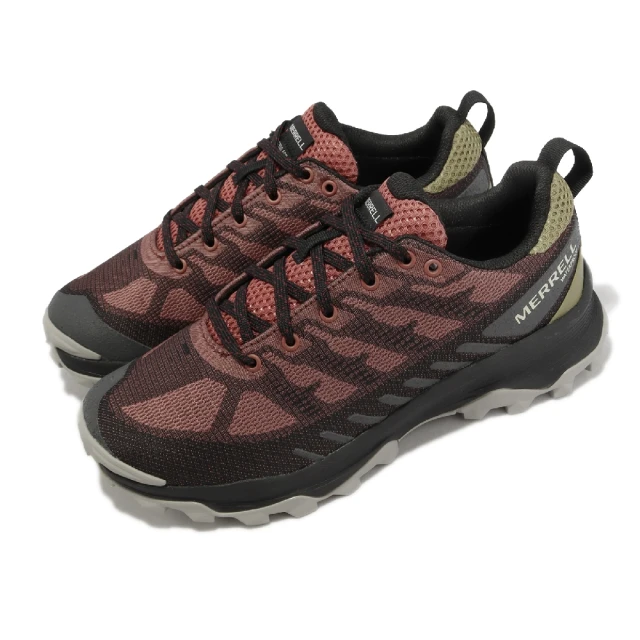 【MERRELL】登山鞋 Speed ECO WP 女鞋 黑 棕 防水 戶外 溯溪 健行 抓地(ML037184)