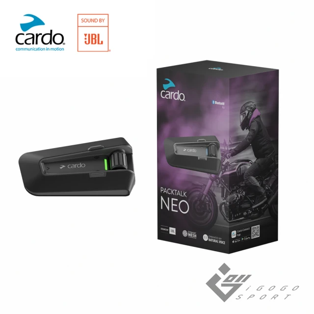 Cardo【Cardo】PACKTALK NEO 安全帽通訊藍牙耳機(單入組)