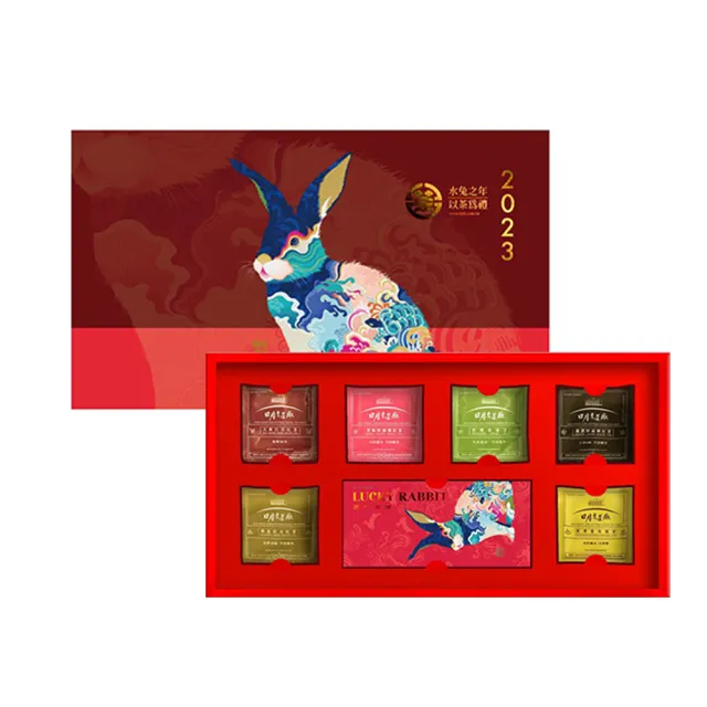 【TALES 神話言】台灣農林聯名-水兔迎春茶葉禮盒-日月老茶廠(文創 禮品 禮物 收藏)
