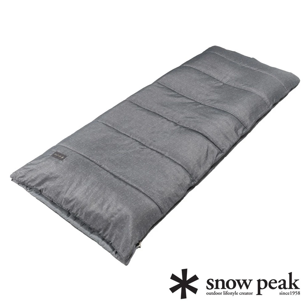 【Snow Peak】SS Single 纖維睡袋 BD-105GY(露營.登山.戶外.度假打工.背包客.自助旅行.居家)