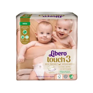 專案加價購★【麗貝樂】Touch嬰兒紙尿褲3號(S-28片)
