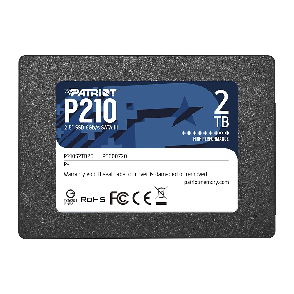 【PATRiOT 博帝】P210 2.5吋 2TB SSD固態硬碟