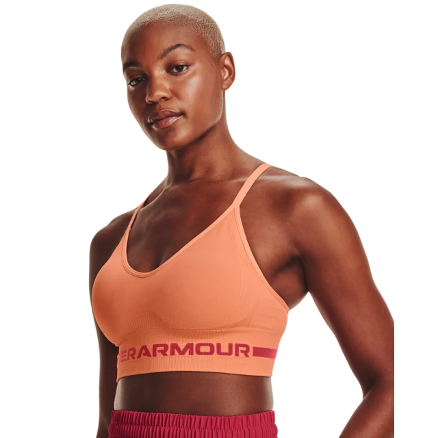 【UNDER ARMOUR】女 Seamless低衝擊運動內衣_1357719-868(橘色)