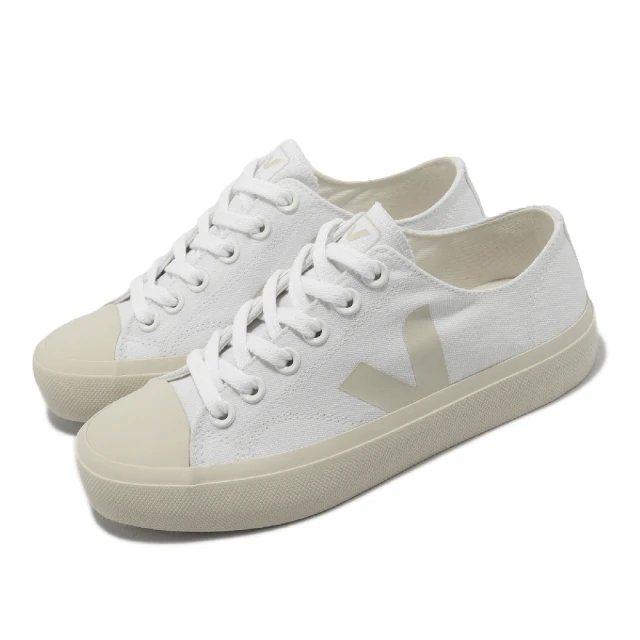 【VEJA】帆布鞋 Wata II Low Canvas 女鞋 米白 休閒鞋 經典 小白鞋 百搭(PL0101401A)