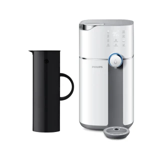 【Philips 飛利浦】新一代★智能雙效UV-C滅菌/RO濾淨瞬熱飲水機(ADD6910)+Stelton啄木鳥真空保溫壺1L