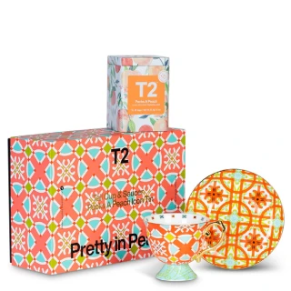 【T2 Tea】水蜜桃風味茶包禮盒 Pretty In Peach Gift Pack(澳洲必買時尚精品禮盒)