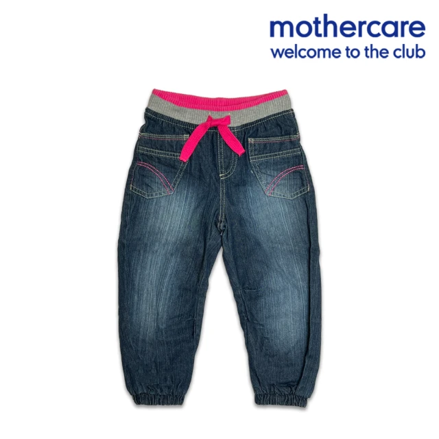 【mothercare】專櫃童裝 綁帶牛仔運動褲(8歲)