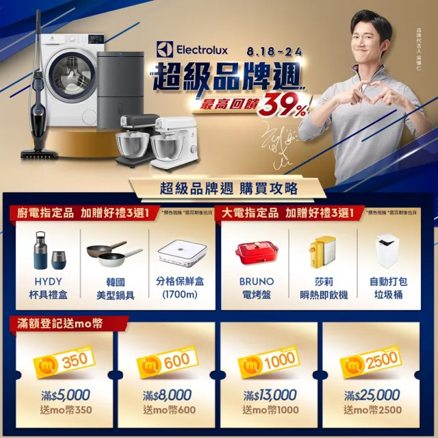 【Electrolux 伊萊克斯】Well Q6 無線吸塵器(WQ61-1EDBF)