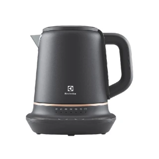 【Electrolux 伊萊克斯】1.25L輕巧美型不鏽鋼溫控電茶壺(E7CK1-80BP)