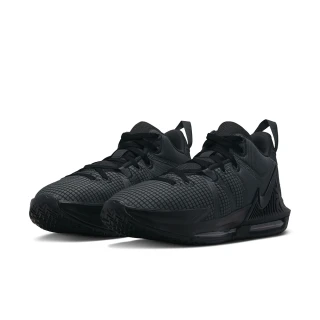 【NIKE 耐吉】籃球鞋 男鞋 運動鞋 包覆 緩震 全氣墊 LBJ 詹姆斯 LEBRON WITNESS VII EP 黑 DM1122-004