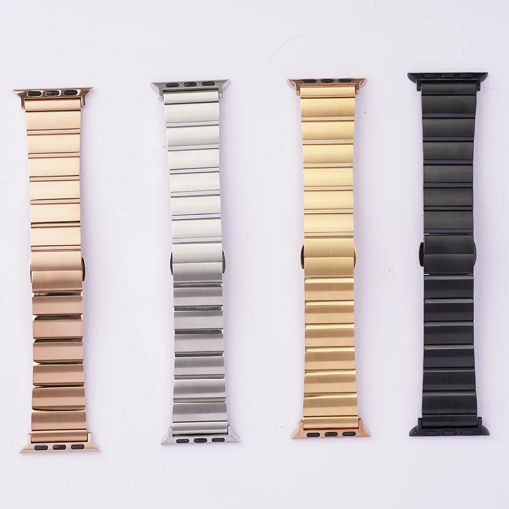 【ALL TIME 完全計時】Apple Watch S7/6/SE/5/4 旗艦限量版 極簡方塊不鏽鋼 Apple Watch錶帶
