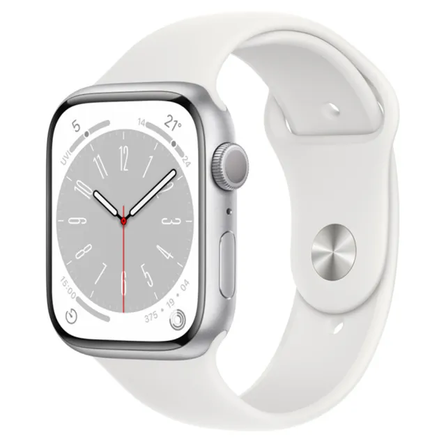 Apple 蘋果】S 級福利品Apple Watch S8 GPS 45 公釐鋁金屬錶殼搭配運動