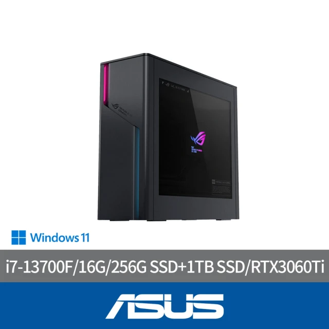 【ASUS 華碩】i7獨顯RTX電競電腦(G22CH/i7-13700F/16G/256G SSD+1TB SSD/RTX3060Ti-8G/W11)