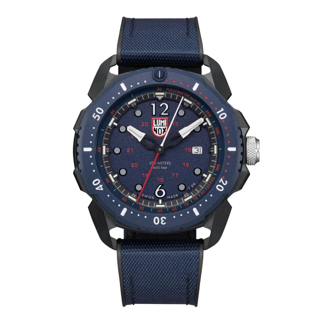 【LUMINOX 雷明時】ICE-SAR Arctic 冰島搜救隊聯名腕錶(46mm 海軍藍 / 1053)