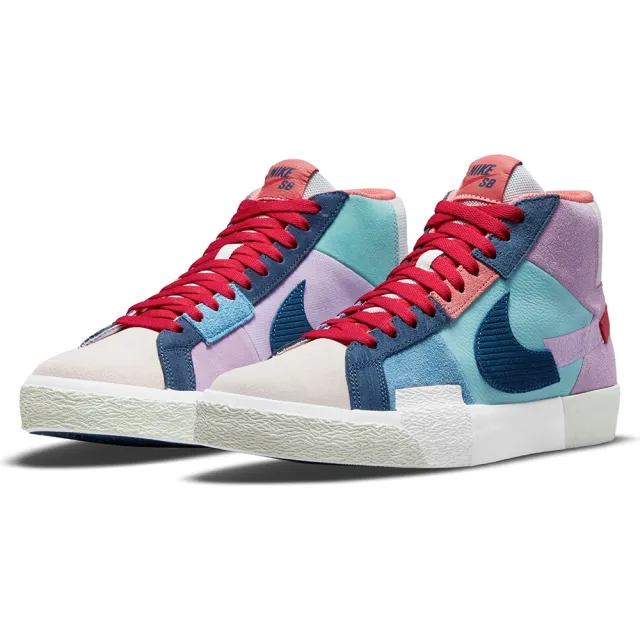 NIKE 耐吉】SB ZOOM BLAZER MID PRM 多色拼接男鞋女鞋(DA8854500