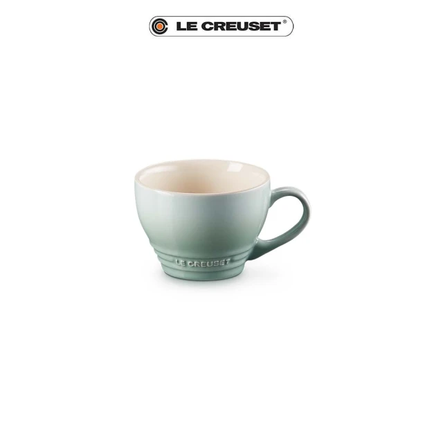 Le Creuset【Le Creuset】瓷器卡布奇諾杯400ml(悠然綠-無盒)