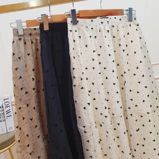 R.neTs 愛心植絨圖騰長裙