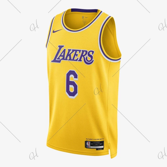 【NIKE 耐吉】背心 男款 運動背心 NBA 湖人隊 LAL MNK DF SWGMN JSY ICN 22 黃紫 DN2009-728