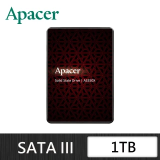【Apacer 宇瞻】AS350X SATA3 2.5吋 1TB SSD 固態硬碟