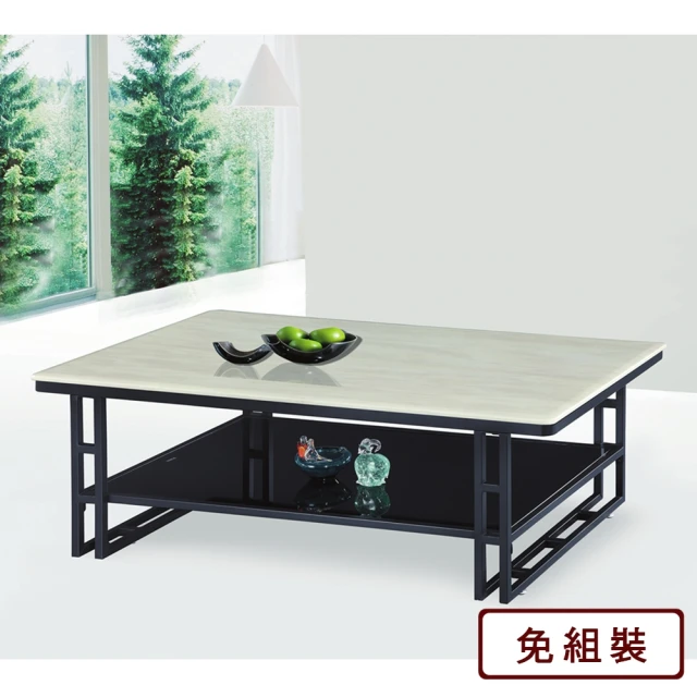 【AS 雅司設計】利奧波德石面大茶几-130×70×47cm