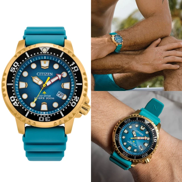 【CITIZEN 星辰】PROMASTER 200米光動能潛水男錶(BN0162-02X)