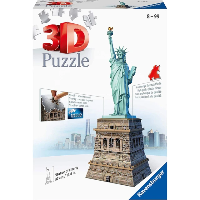 Ravensburger 維寶3D拼圖 自由女神像 108片