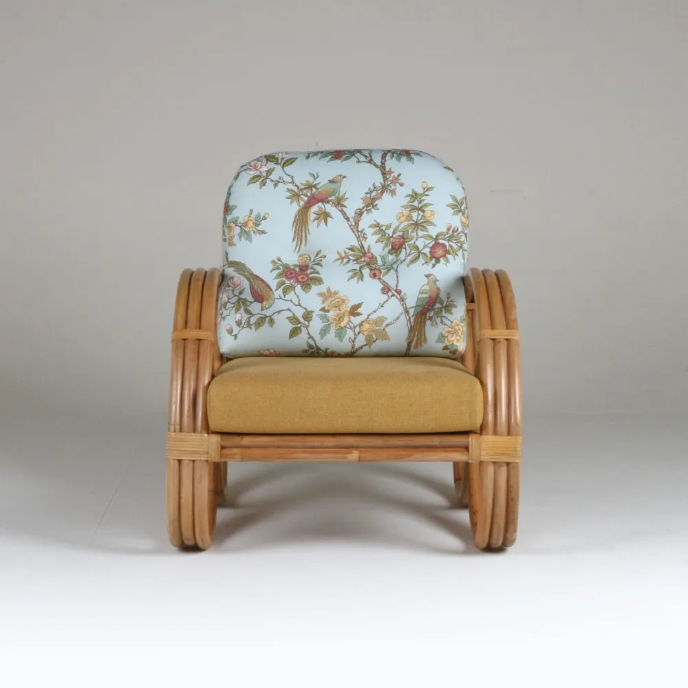 【YOHO 山茶花家具】藤椅沙發-造型休閒椅/Indoor(藤椅沙發 單人椅)