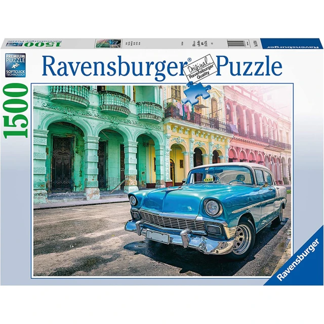 Ravensburger 維寶拼圖 古巴汽車 1500片