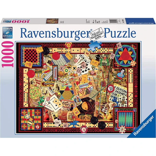 Ravensburger 維寶拼圖 復古桌遊 1000片