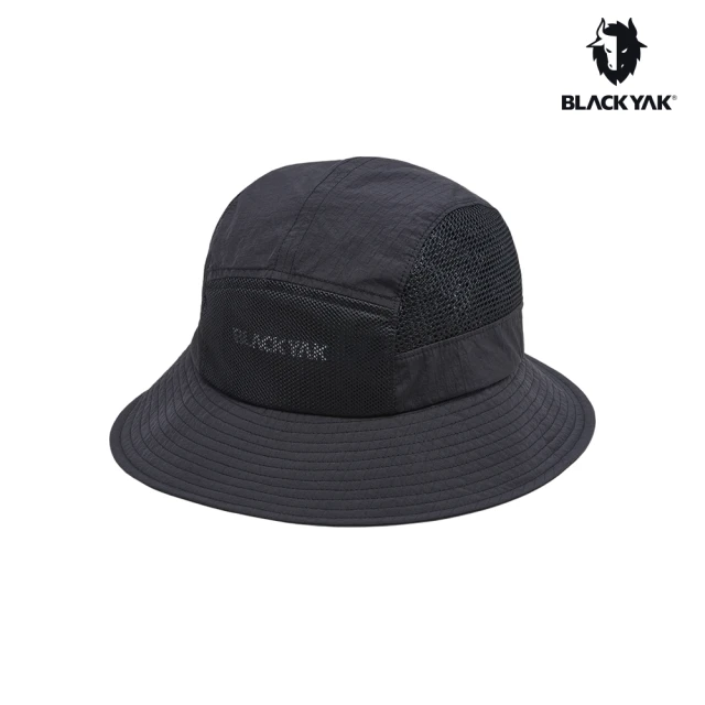 【BLACK YAK】透氣漁夫帽[黑色]BYCB1NAF05(防曬 遮陽 圓盤帽 登山帽 中性款)