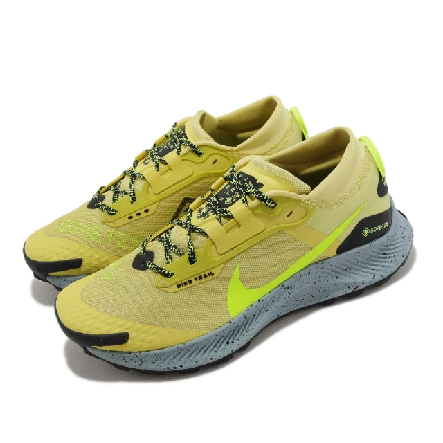 【NIKE 耐吉】越野跑鞋 Pegasus Trail 3 GTX 男鞋 黃 灰 防水 緩震 小飛馬 戶外(DC8793-300)