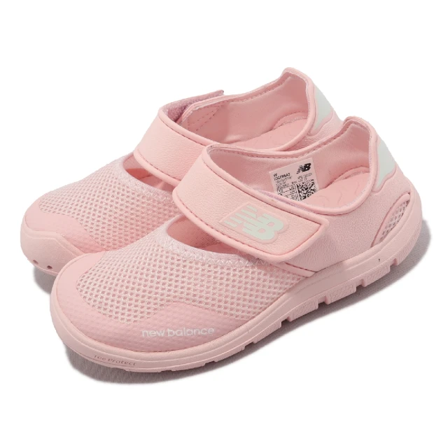 【NEW BALANCE】童鞋 208 V2 Sandal SA2 寬楦 粉紅 白 涼鞋 小童 幼童 網布 NB(IO208SA2W)