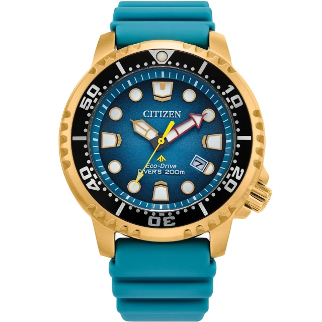 【CITIZEN 星辰】PROMASTER 競賽200米光動能潛水錶(BN0162-02X)