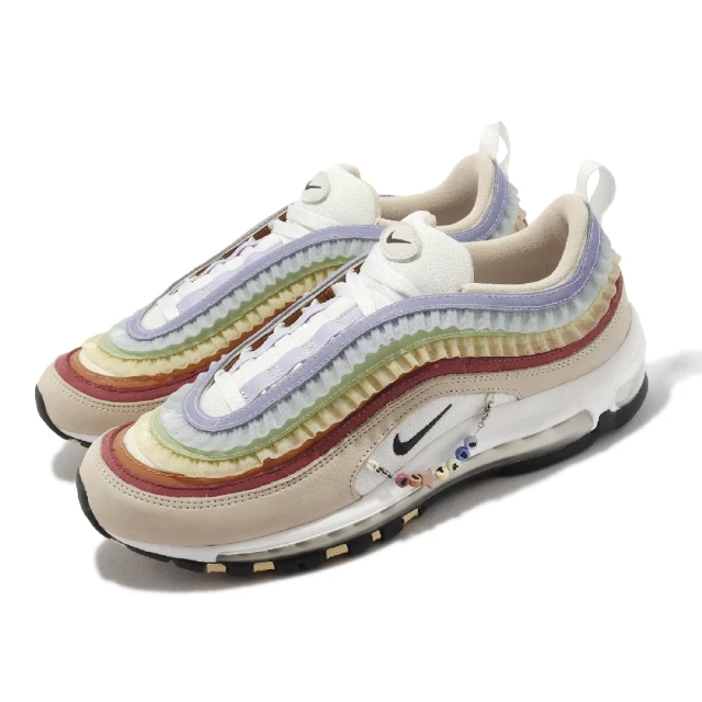 【NIKE 耐吉】休閒鞋 Air Max 97 BT 男鞋 女鞋 彩色 蕾絲 緞帶 吊飾 串珠 Be True(FD8637-600)