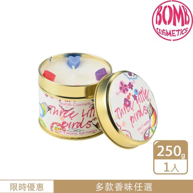 【Bomb Cosmetics】ThreeLittleBirdsTinnedCandle 三隻小鳥 1入/250G(香氛蠟燭、英國原裝進口)