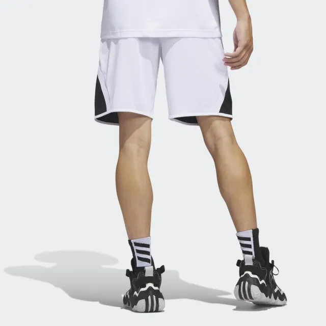 adidas 愛迪達 Pro Block Short 男 籃球褲 短褲 亞洲版 運動 訓練 吸濕排汗 白(IC2430)