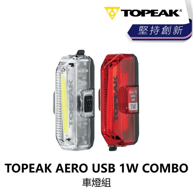 【Thermaltake 曜越】TOPEAK AERO USB 1W COMBO 車燈組(B1TP-AUC-MC000N)