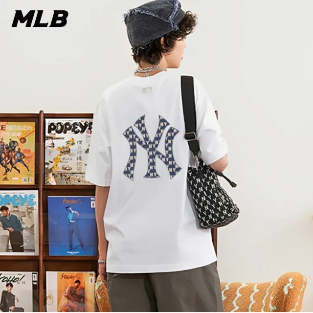 MLB 短袖T恤 MONOGRAM系列 紐約洋基隊(3ATSM0233-50WHS)