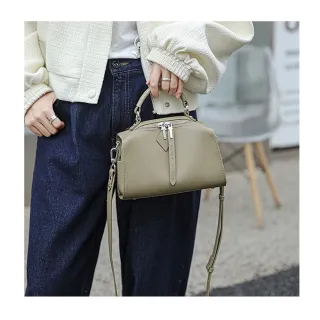 R.neTs 輕奢質感波士頓頭層牛皮包