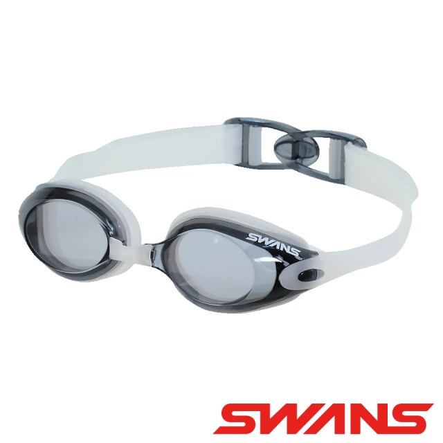 ATUNAS 歐都納 日本SWANS泳鏡(SWB-1透明黑/防霧/抗UV/舒適/游泳/矽膠)