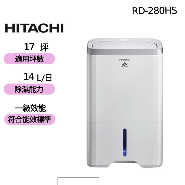 HITACHI 日立 1級效能11公升DC舒適節電清淨除濕機
