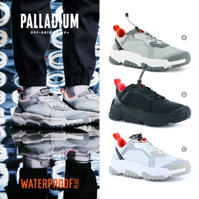 PalladiumPalladium OFF-GRID LO WP+快穿輪胎橘標防水靴-中性-五色任選